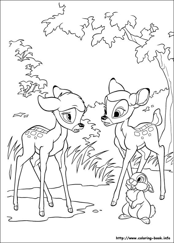 Bambi 2 coloring picture